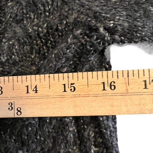 Tommy Hilfiger Gray Full Zip Fisherman Cable Knit Cardigan Sweater Jacket Size S - Picture 5 of 9